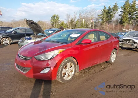 2012 Hyundai Elantra Gls (Ulsan Plant) из США, поврежденный, VIN KMHDH4AE1CU438711
